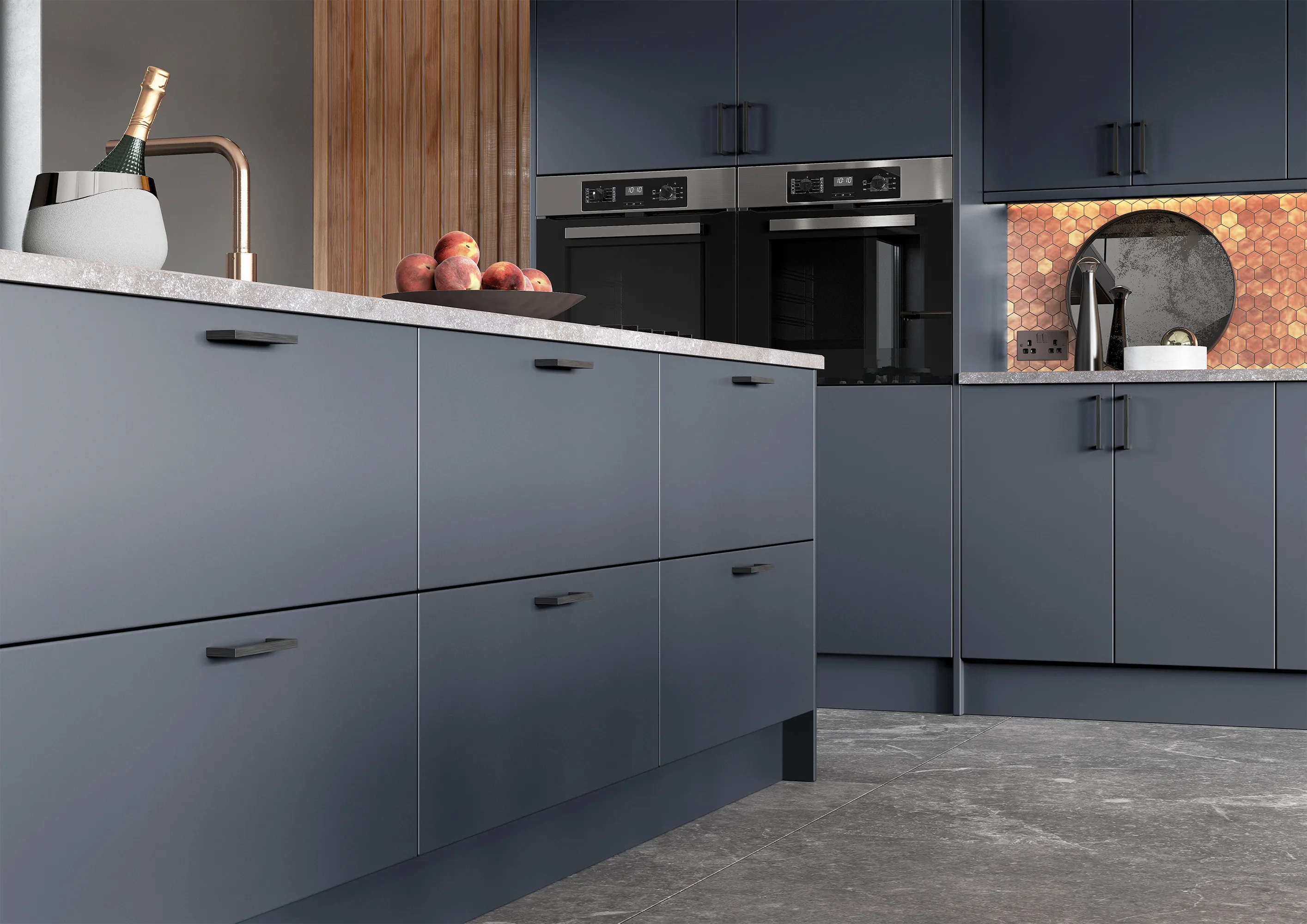 Stockholm, Matte Slate Blue