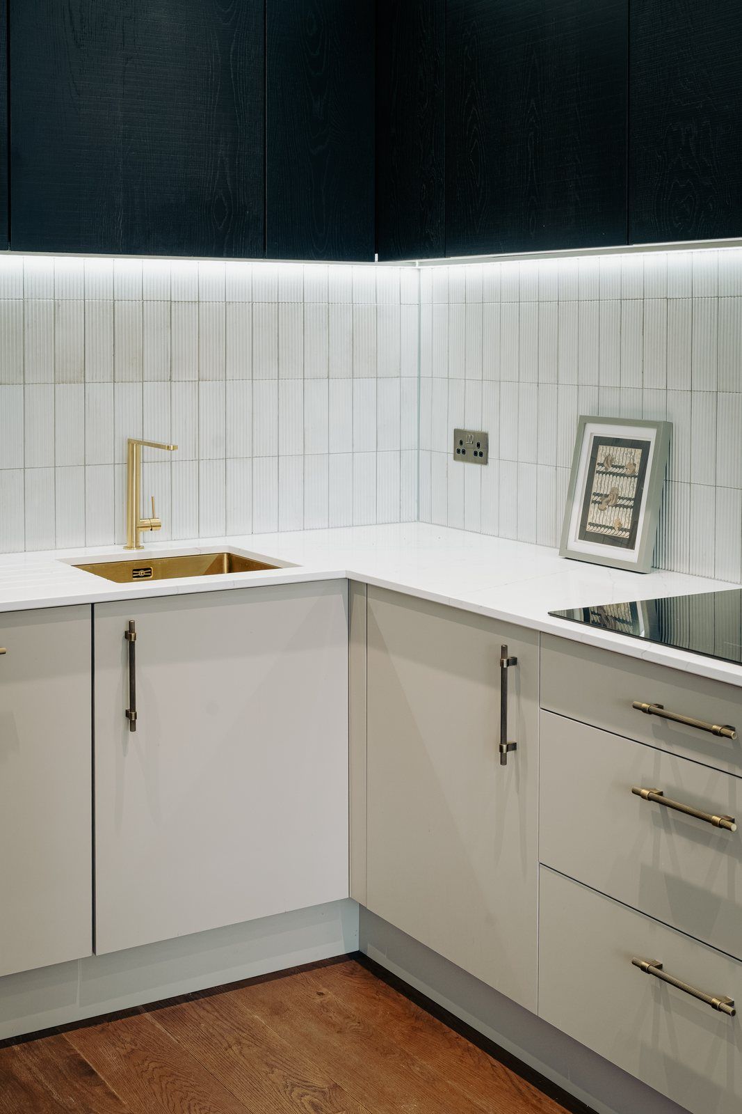 A completed kitchen in London